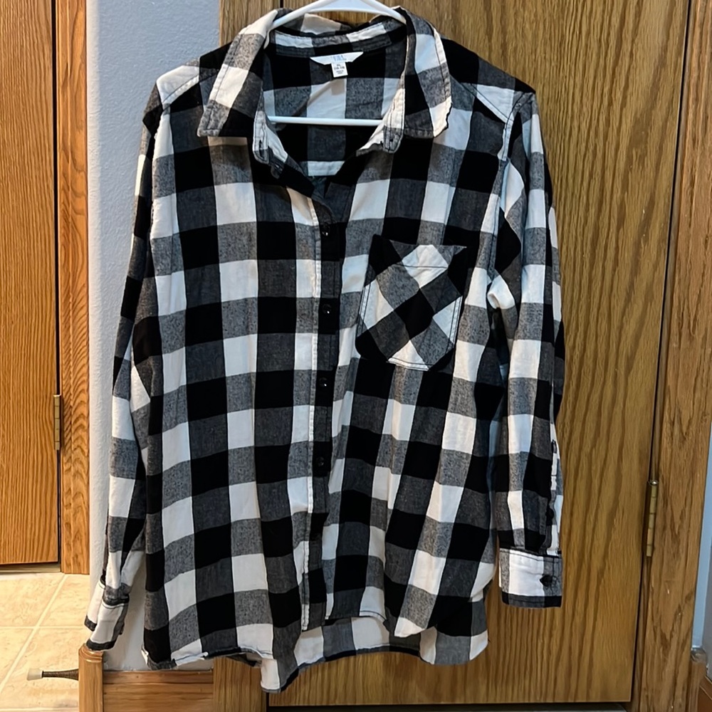 TIME AND TRU- button down flannel.